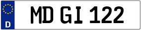 Truck License Plate